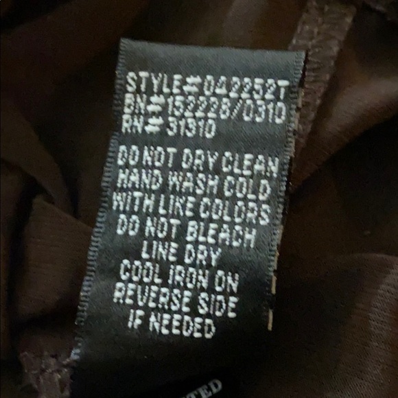 AGB Women’s Brown Beaded Tank Top Size Small - Picture 5 of 5